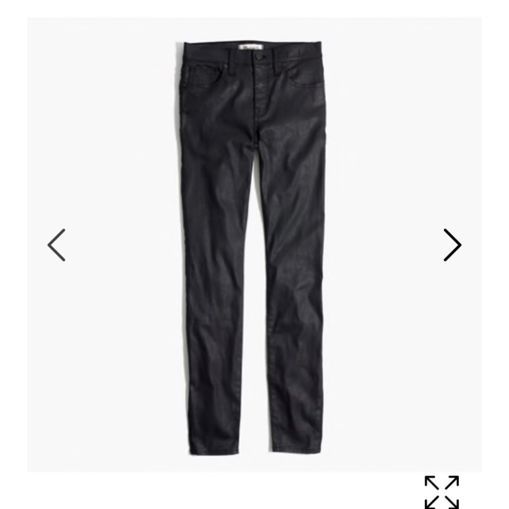 Madewell 9” high riser coated jeans